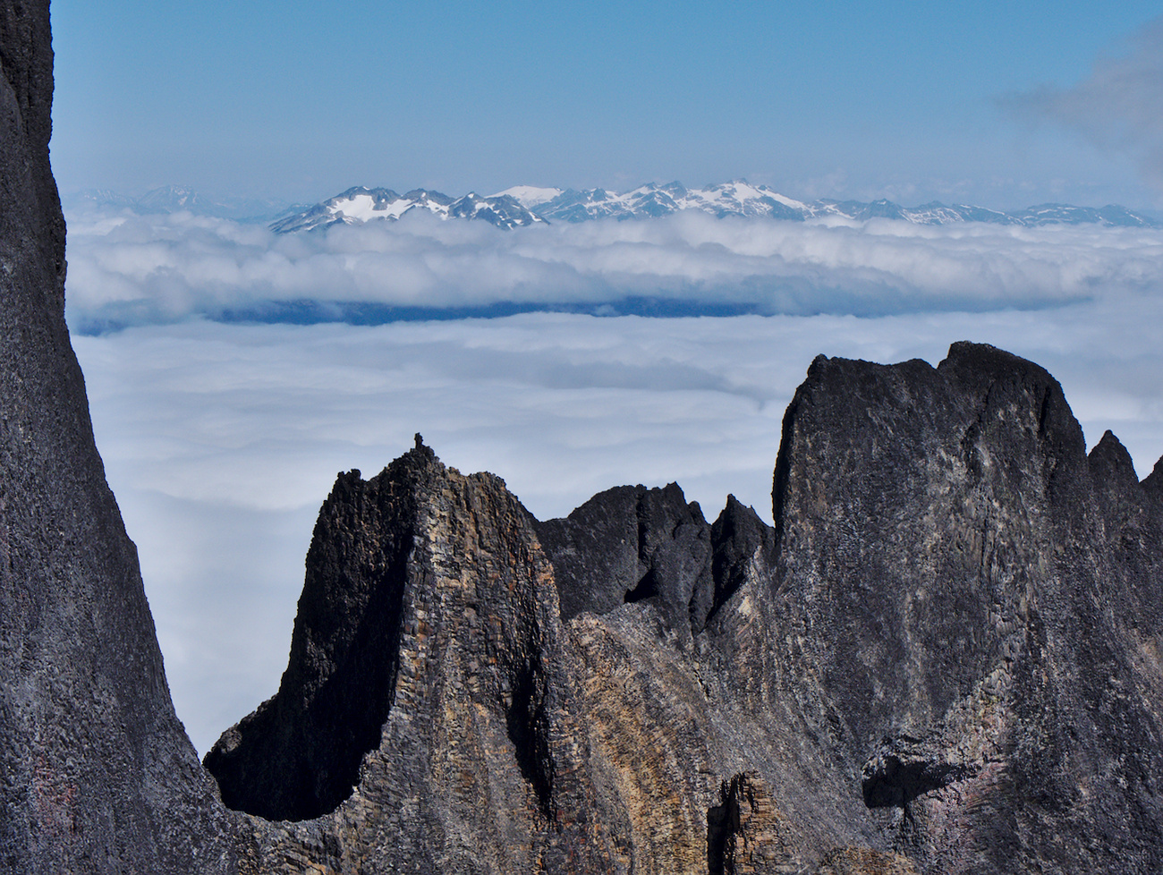View from Black Tusk, near Garibaldi Lake, BC, Canada.