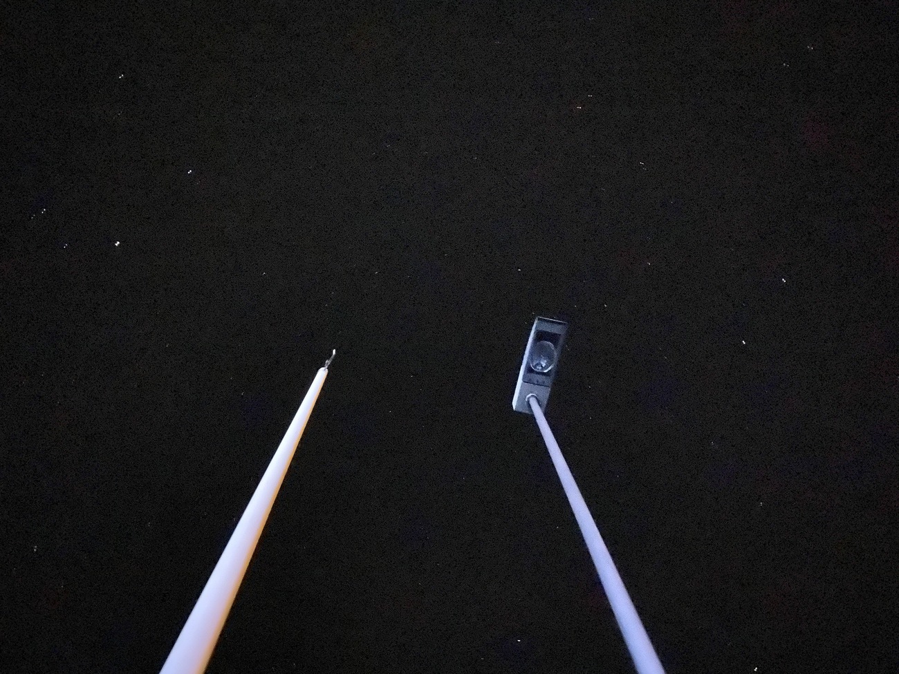 Lampposts near Kassel, Germany.