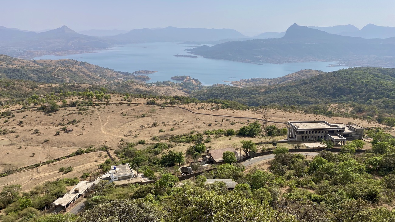 View from Lohagad Fort near Lonavala, India.