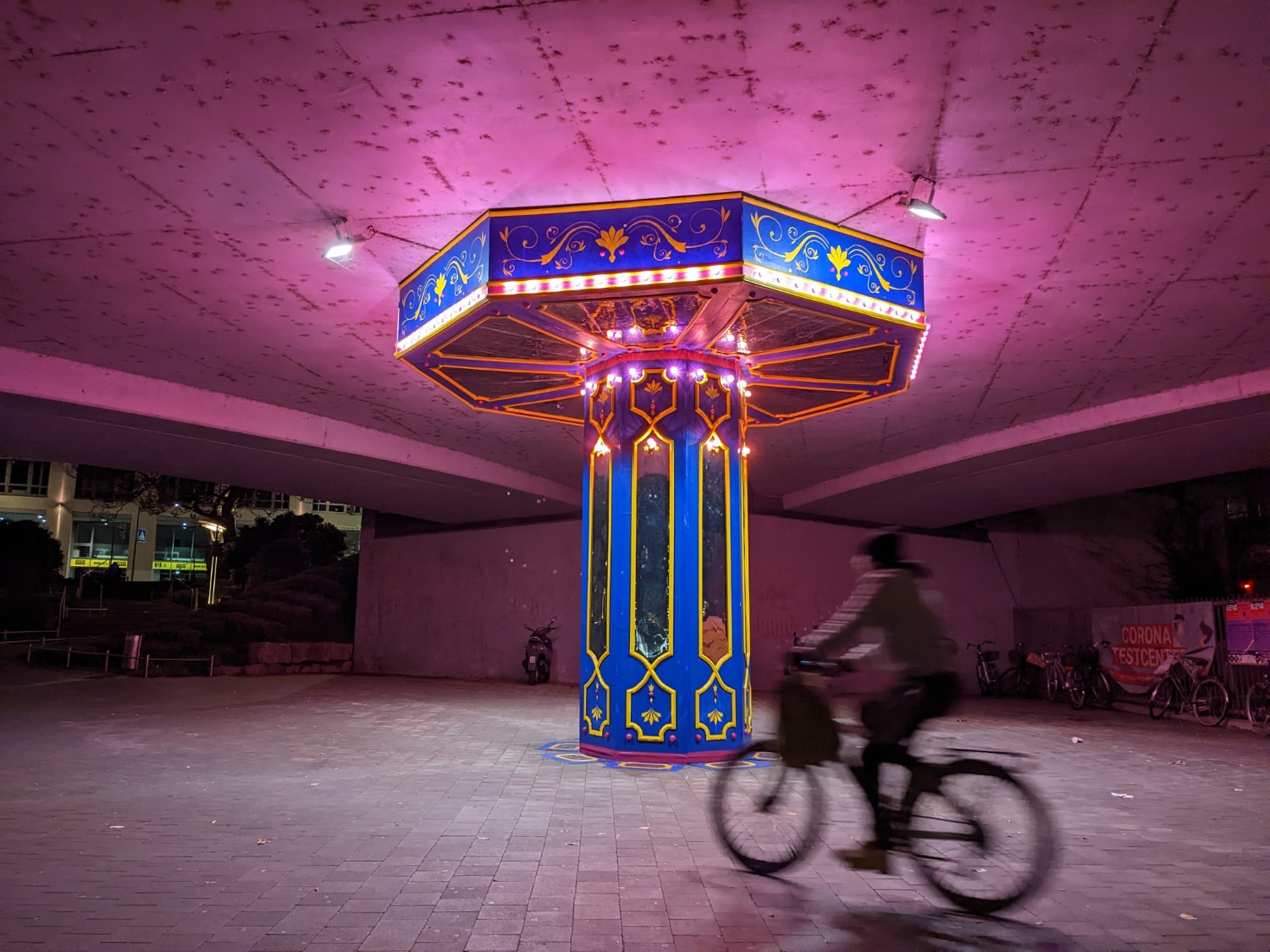 Main station art installation, named 