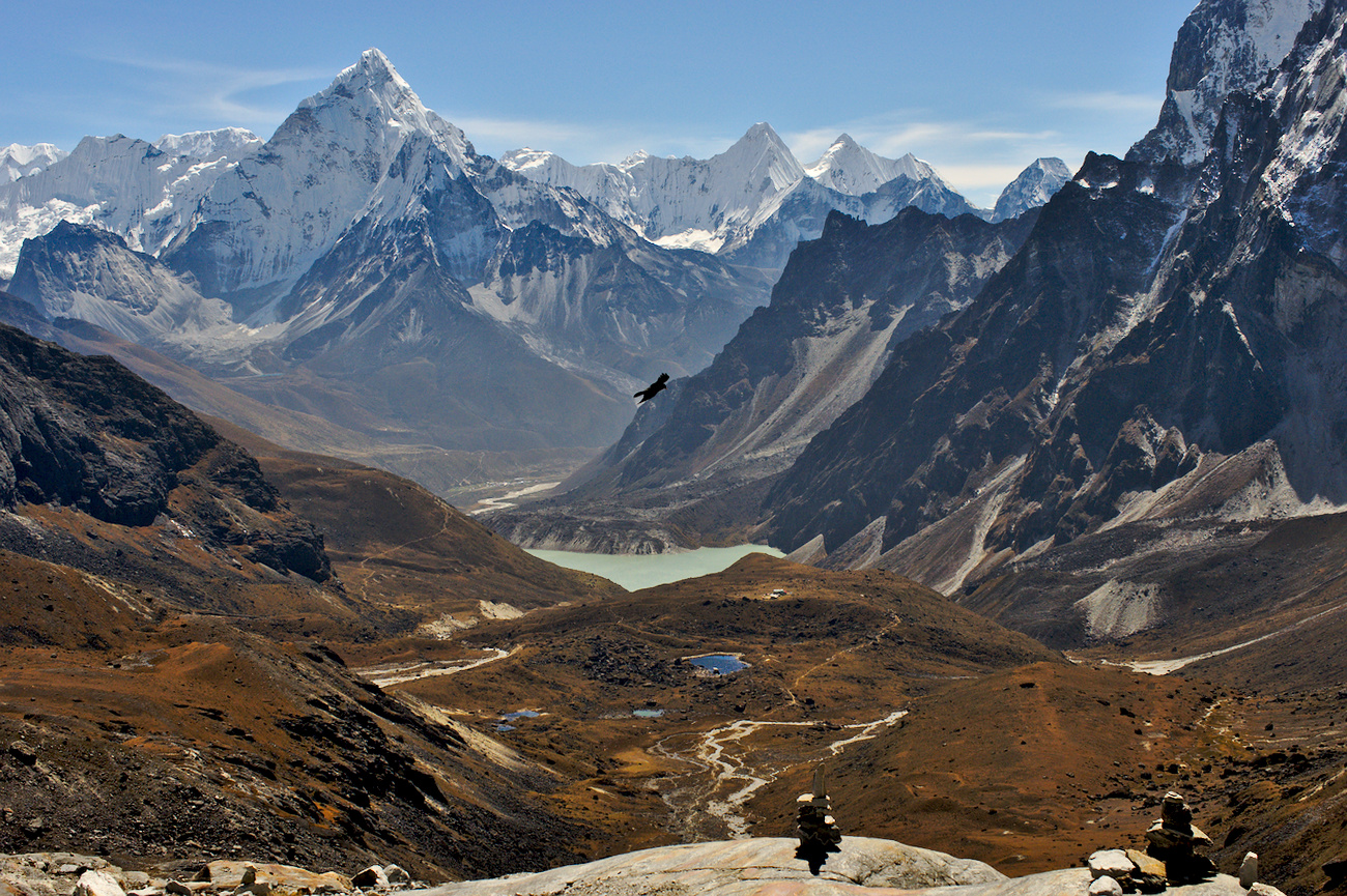 Cho La valley near Cho La pass, Nepal. Altitude approx. 5400 MAMSL.