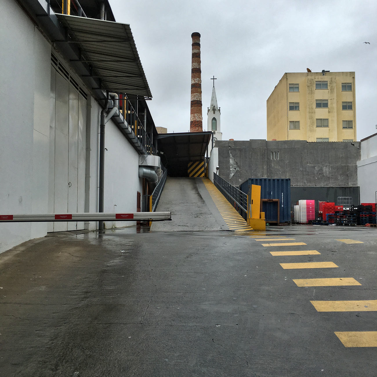 Loading zone in Porto, Portugal.