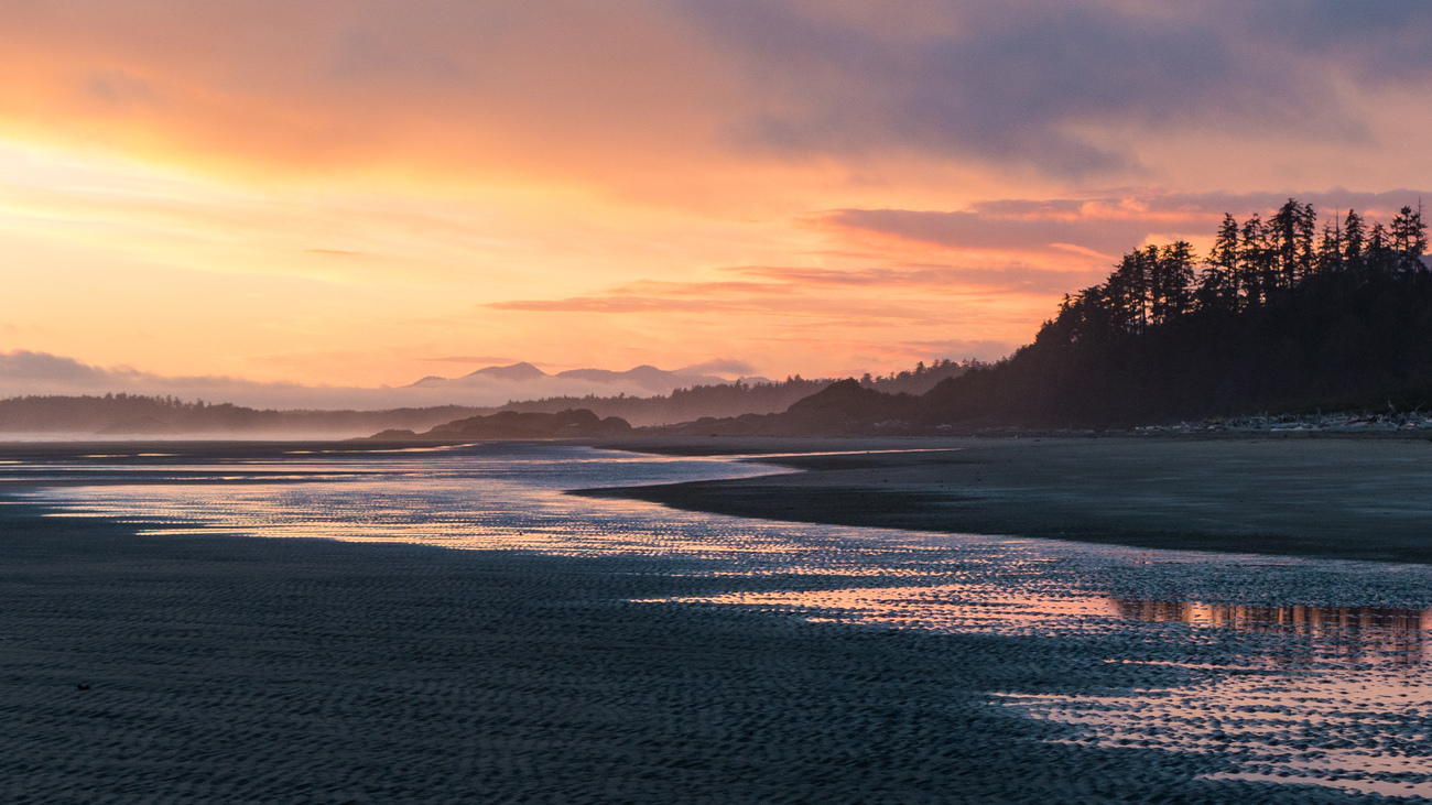 Long Beach near Tofino, Vancouver Island, Canada.