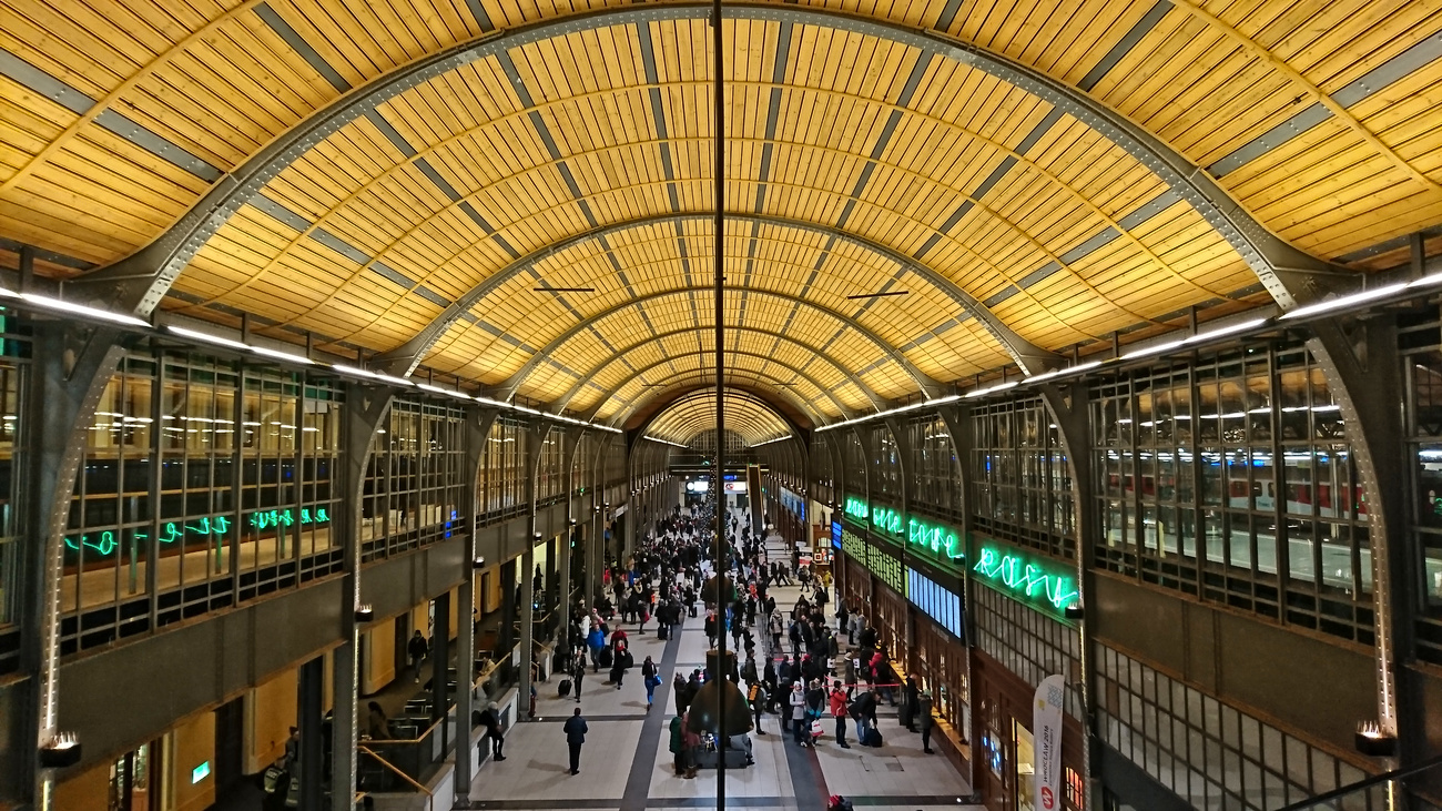 Wrocław Główny train station, Poland